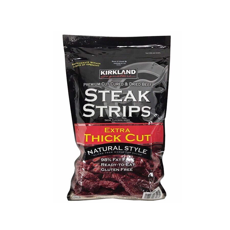 Khô bò Mỹ KIRKLAND STEAK STRIPS 340g