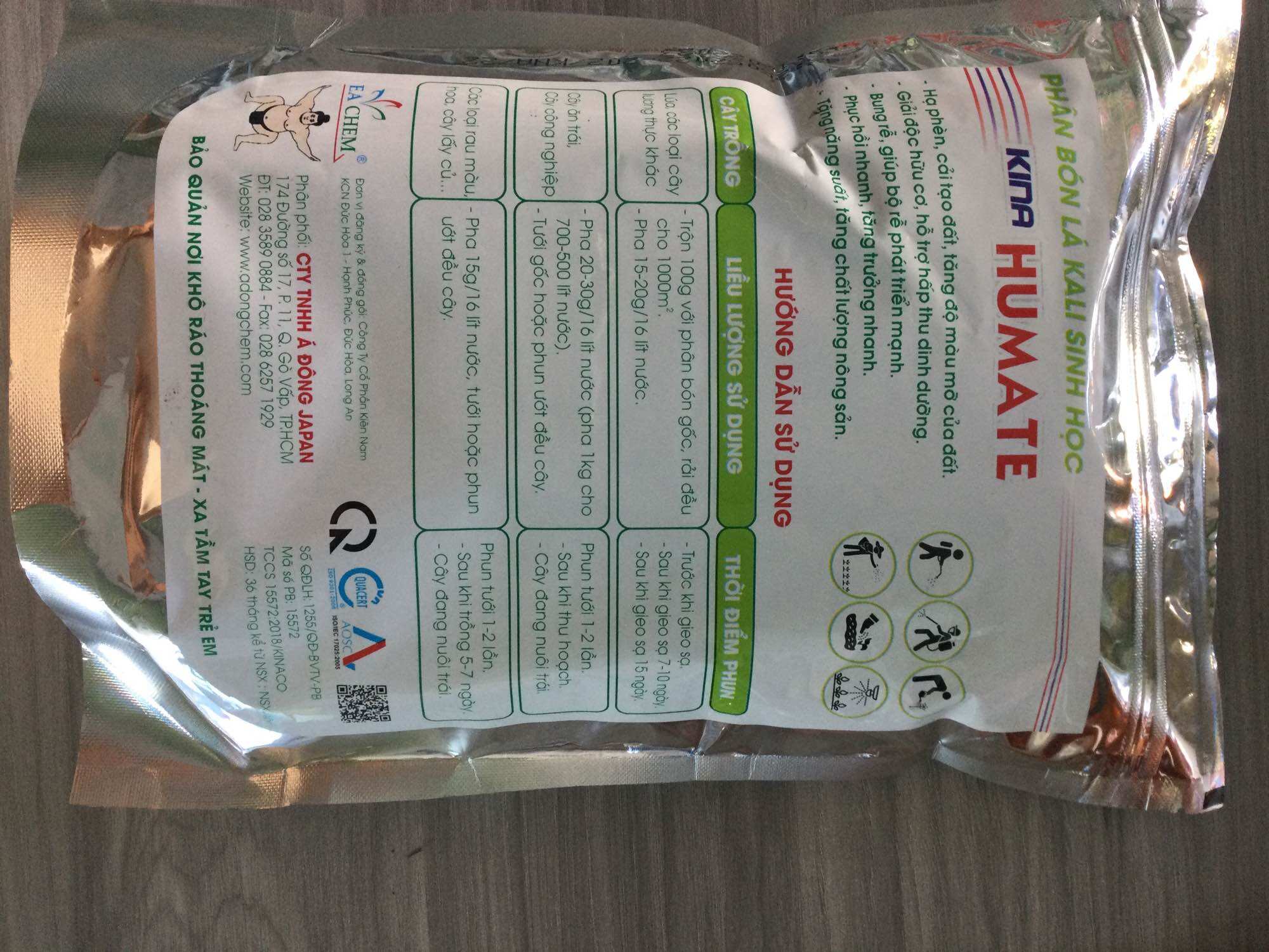 Phân bón lá Kali Sinh học