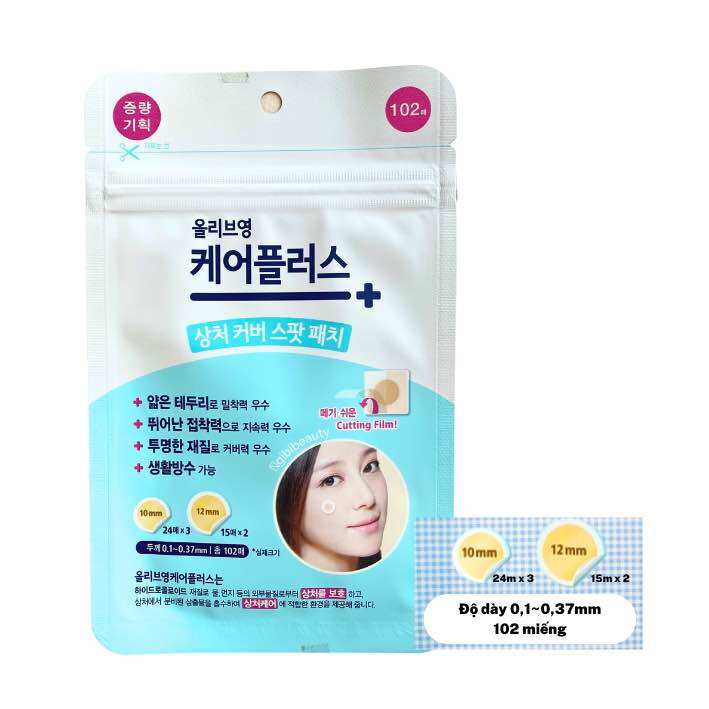 [HCM]Miếng dán mụn Careplus của Olive Young hút mụn hiệu quả