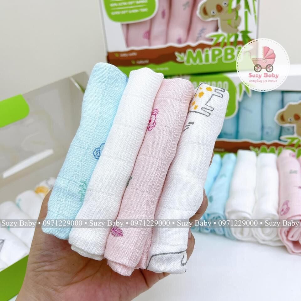 Mochee khăn sữa /khăn tắm vải xô nhăn cho bé