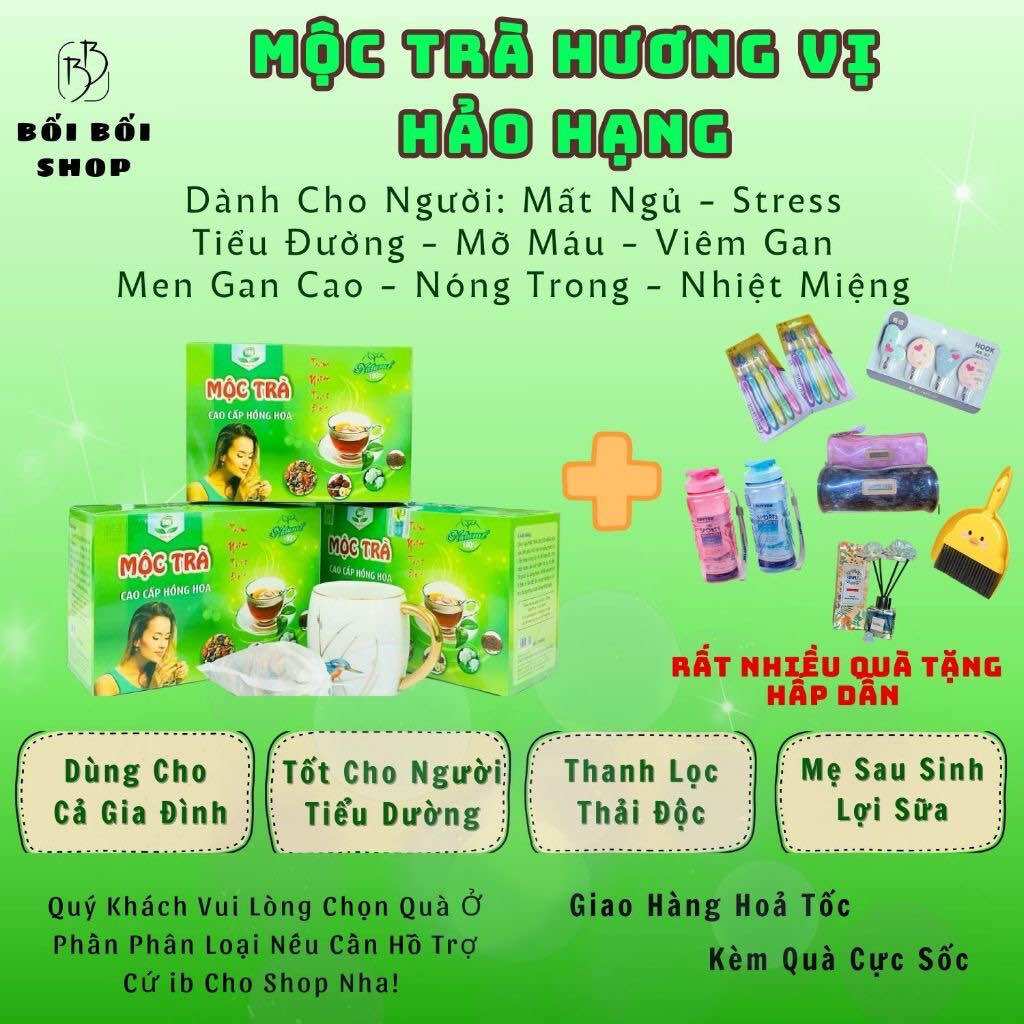 Mộc trà cao cấp Hồng Hoa