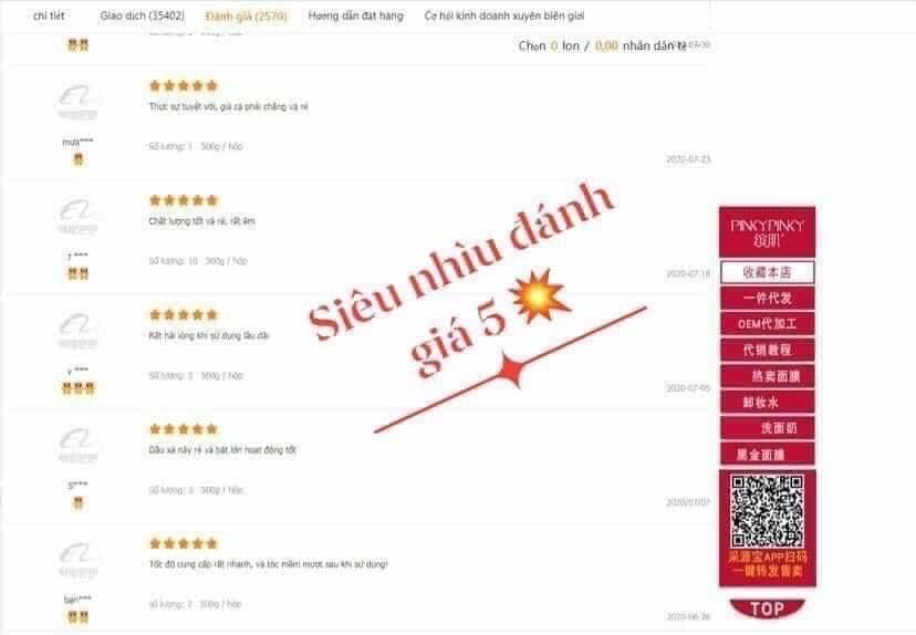 KEM Ủ TÓC SIÊU MƯỢT PINKY PINKY
