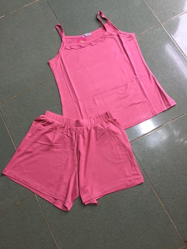 Bộ đùi áo 2 dây chất thun lạnh mềm, mát