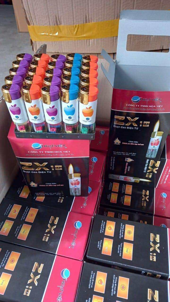 Hột quẹt khò xúc xắc Hoa Việt hoặc Con Voi, DT, Hộp quẹt khè điện tử xúc xắc hoa việt/ Con voi giao 