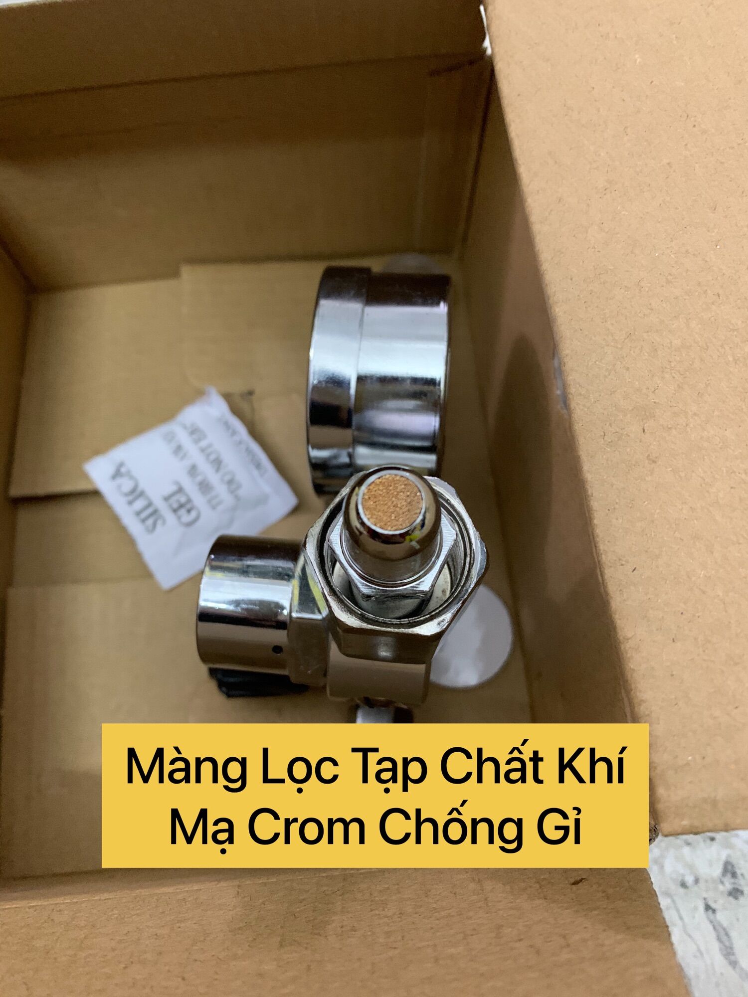 [ Chống Gỉ- Sẵn Hàng ] Đồng Hồ Khí Argon Mạ Crom Chống Hoen Gỉ
