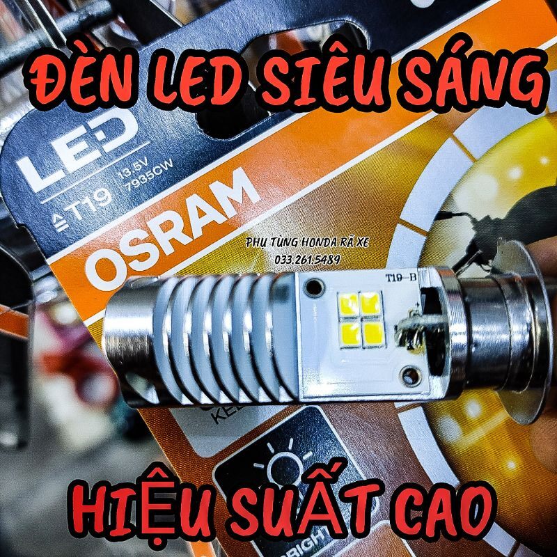 Bóng Đèn Led Osram Siêu Sáng Hiệu suất cao, độ sáng đến 6000 Kelvin