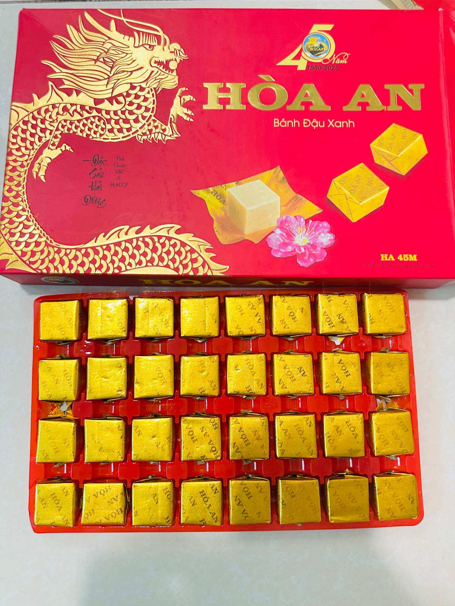 Bánh đậu xanh Hoà An 450g - Đặc sản Hải Dương