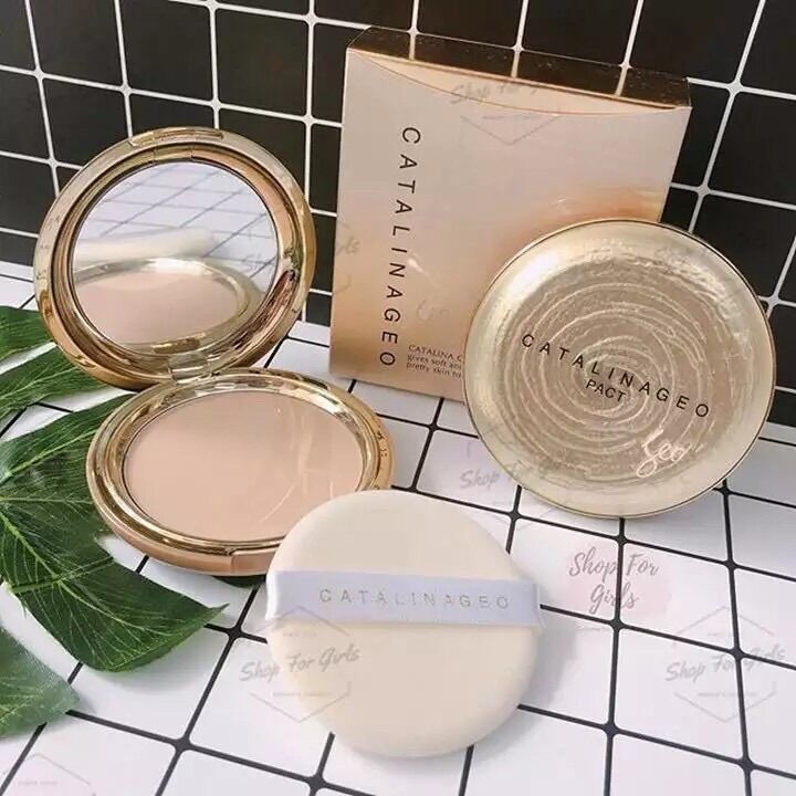 Phấn phủ kiềm dầu Geo vàng.