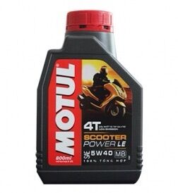 [HCM]Nhớt motul tay ga cao cấp power LE 5w-40 Full tổng họp