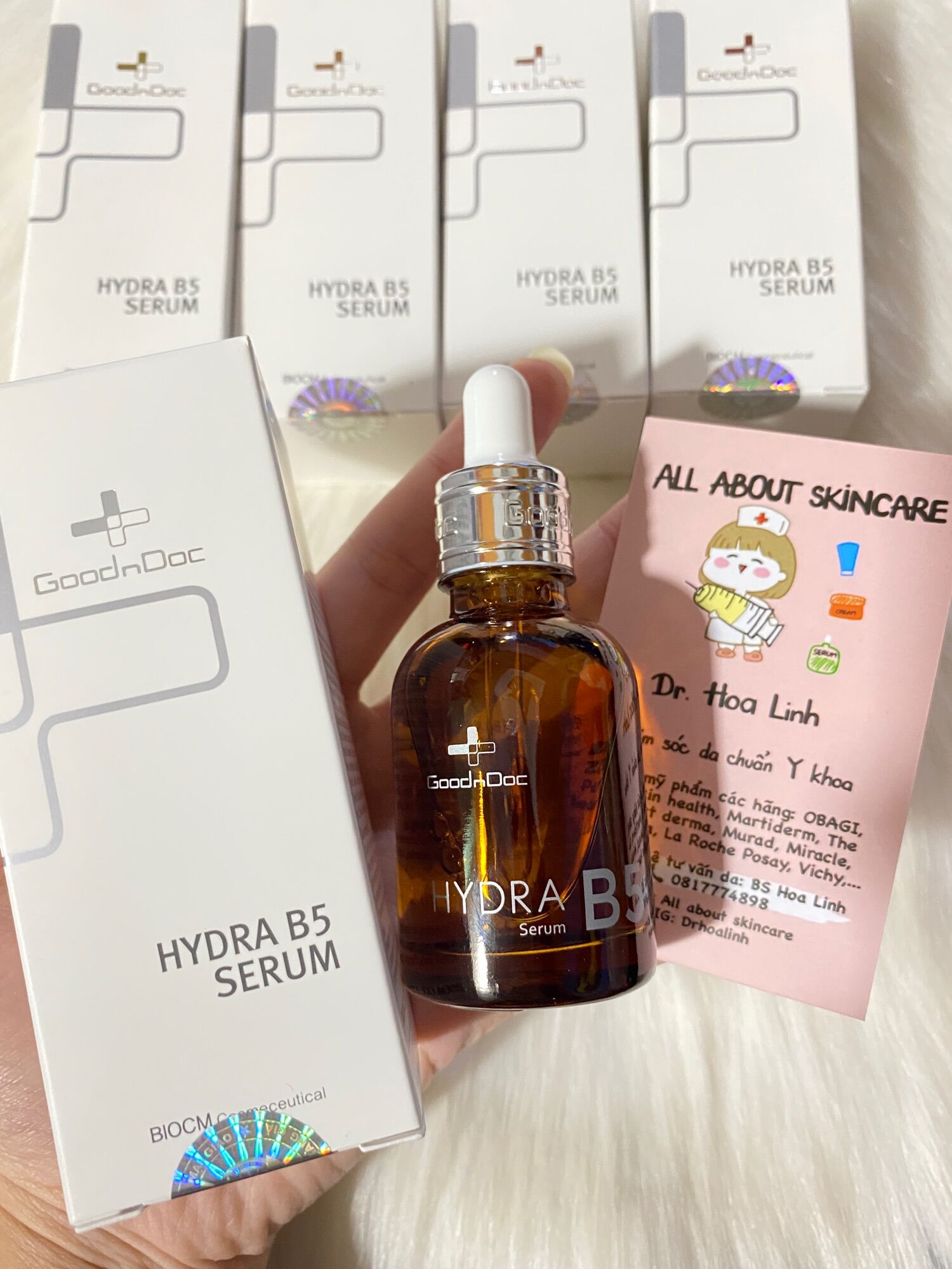 Tinh chất dưỡng ẩm, phục hồi da b5 goodndoc 💦