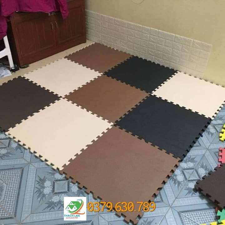 Thảm xốp lót sàn thanh lý kem 13k sz 60x60