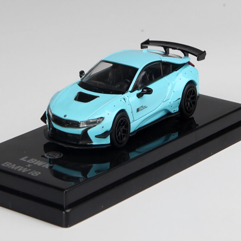 Mô Hình Xe BMW I8 Hợp Kim 1:64 LBWK Modified Widebody Display Car Toy Realistic Metal Collectible Ve