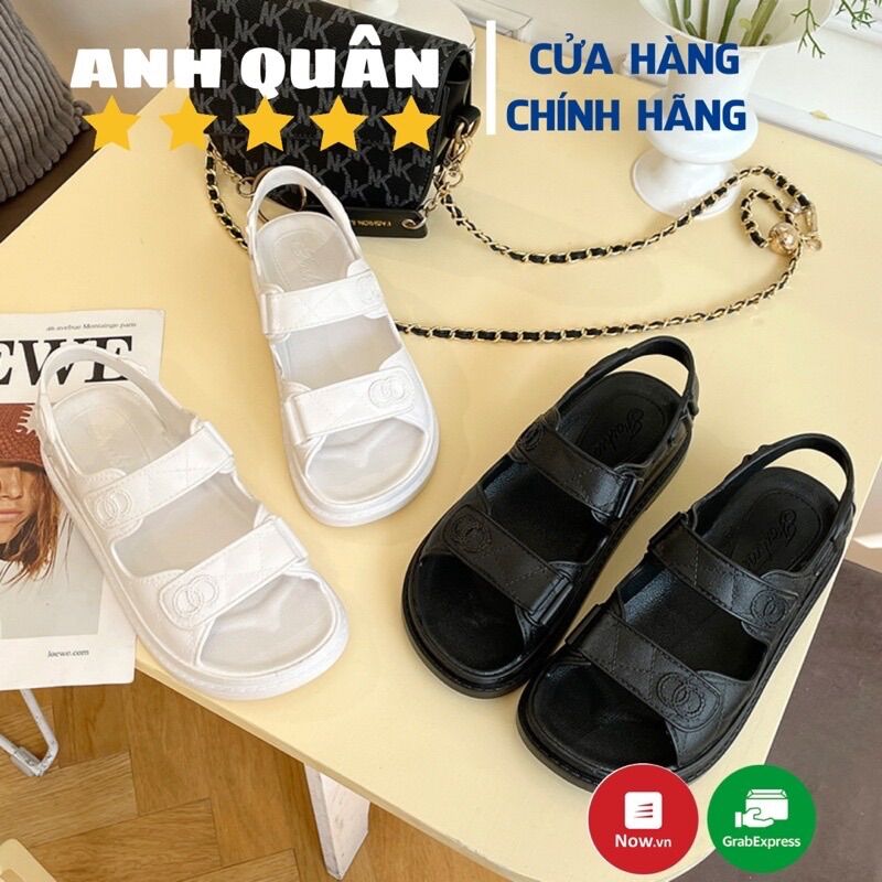 Sandal nữ trần trám cao su dẻo