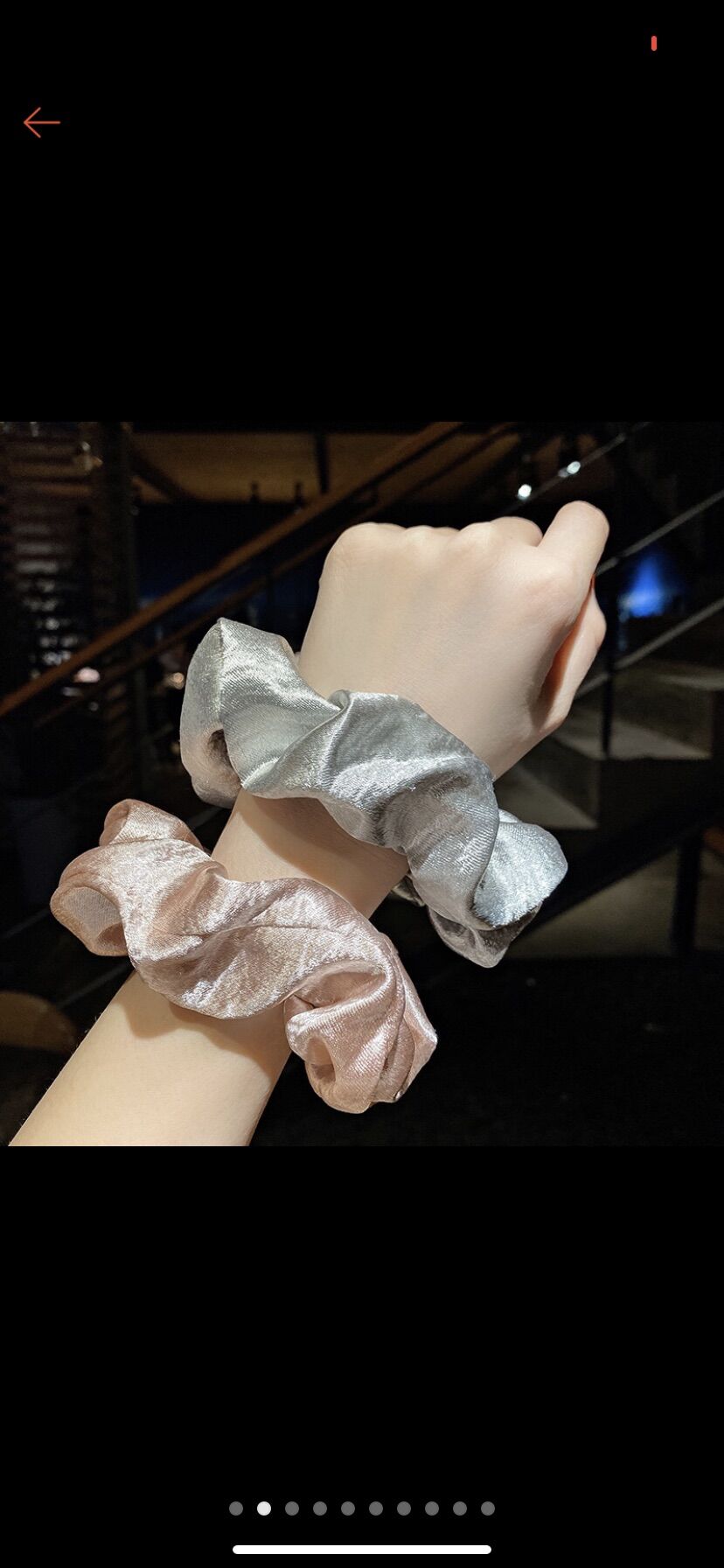 Buộc tóc Cột Tóc Vải Scrunchies nhiều màu màu chấm bi kẻ sọc caro phong cách hàn quốc hot trend