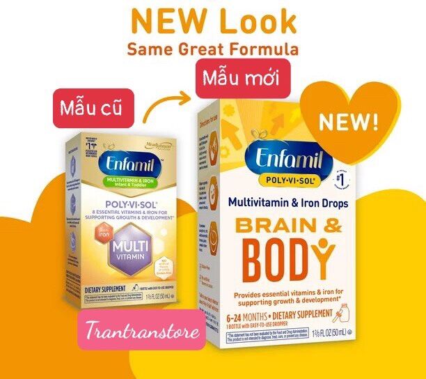 Siro vitamin tổng hợp Enfamilk Multi Vitamin của Mỹ