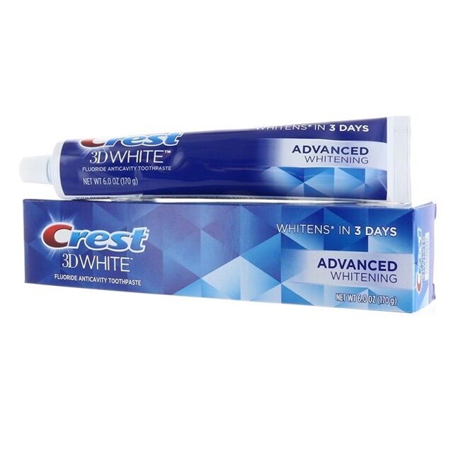 [MẪU MỚI 2022] KEM ĐÁNH RĂNG CREST 3D WHITE ADVANCED WHITENING 147G
