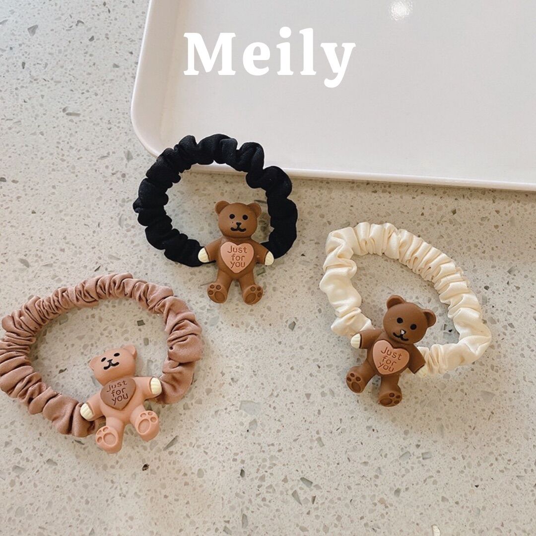 Dây cột tóc hình con gấu dễ thương Meily Store