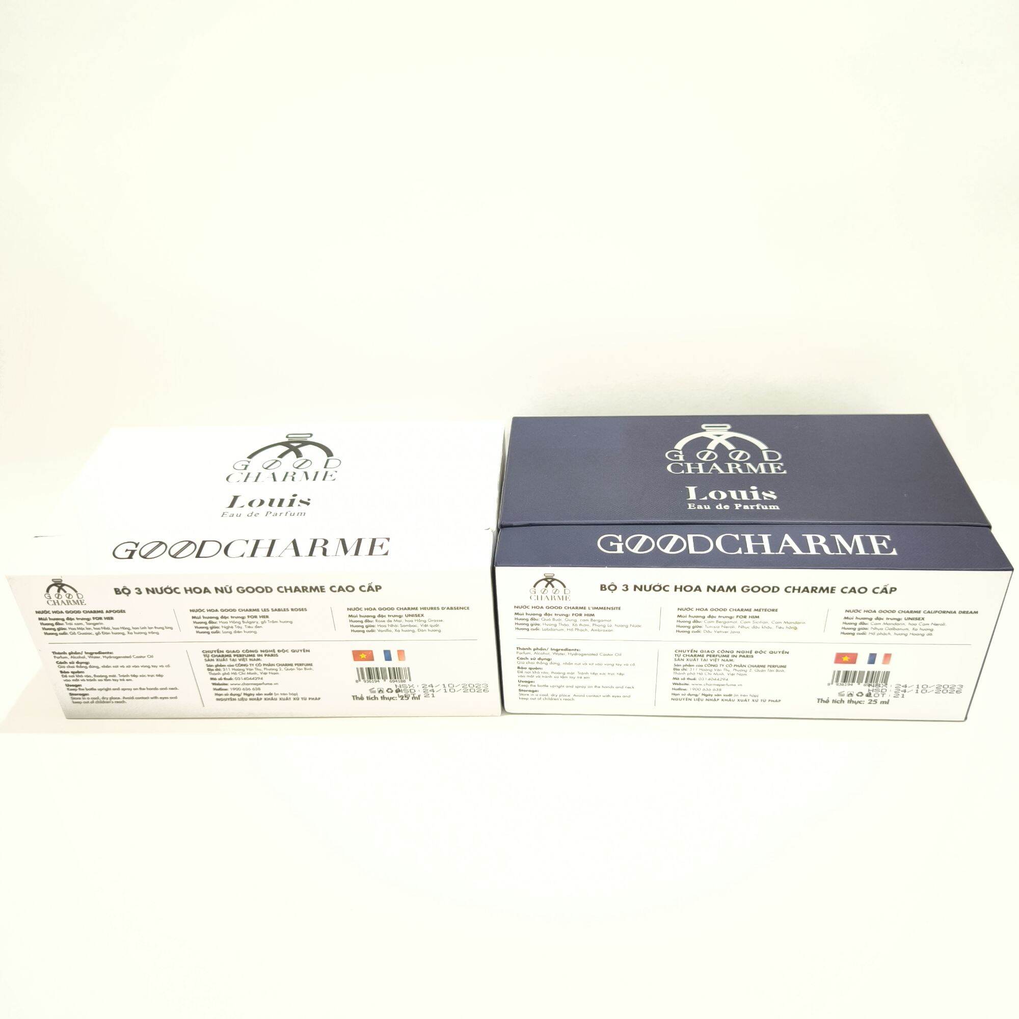 Set 3 Chai Nước Hoa Louis