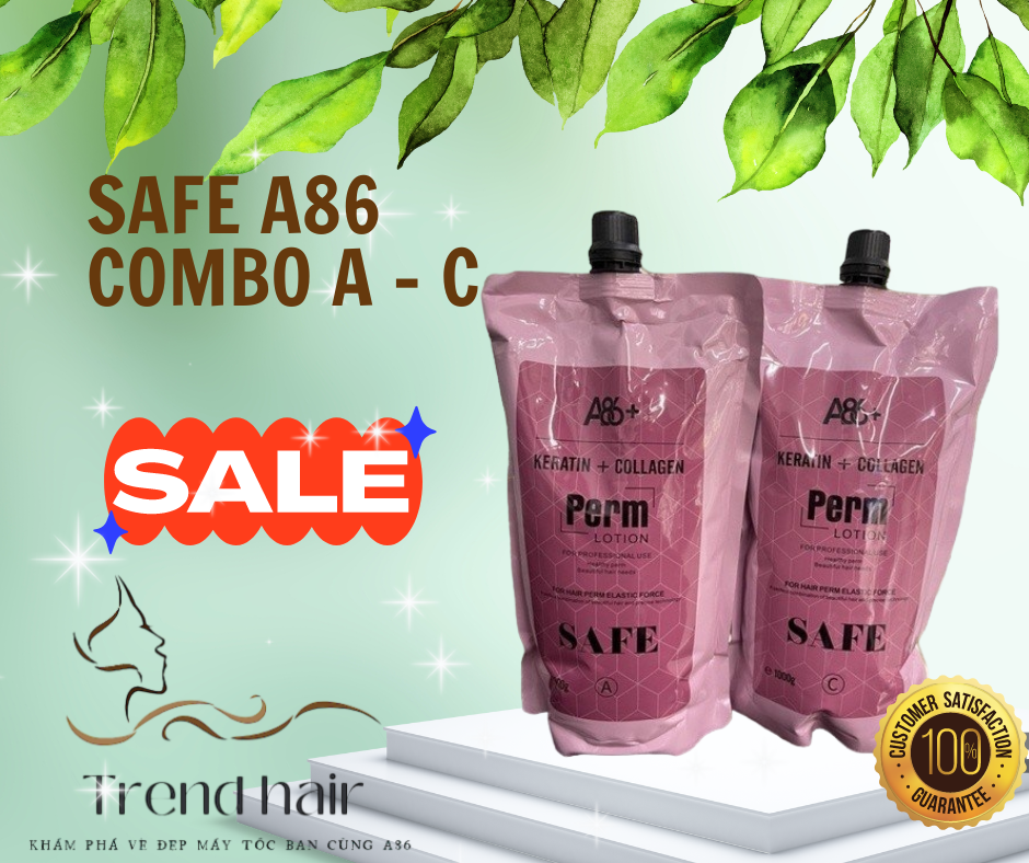 Duỗi Tóc A86, combo duỗi safe A86 AC