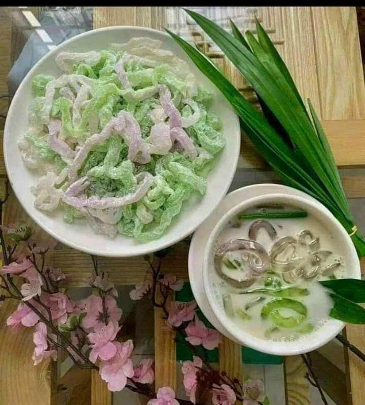 1kg thạch sắn dây nấu chè trà sữa
