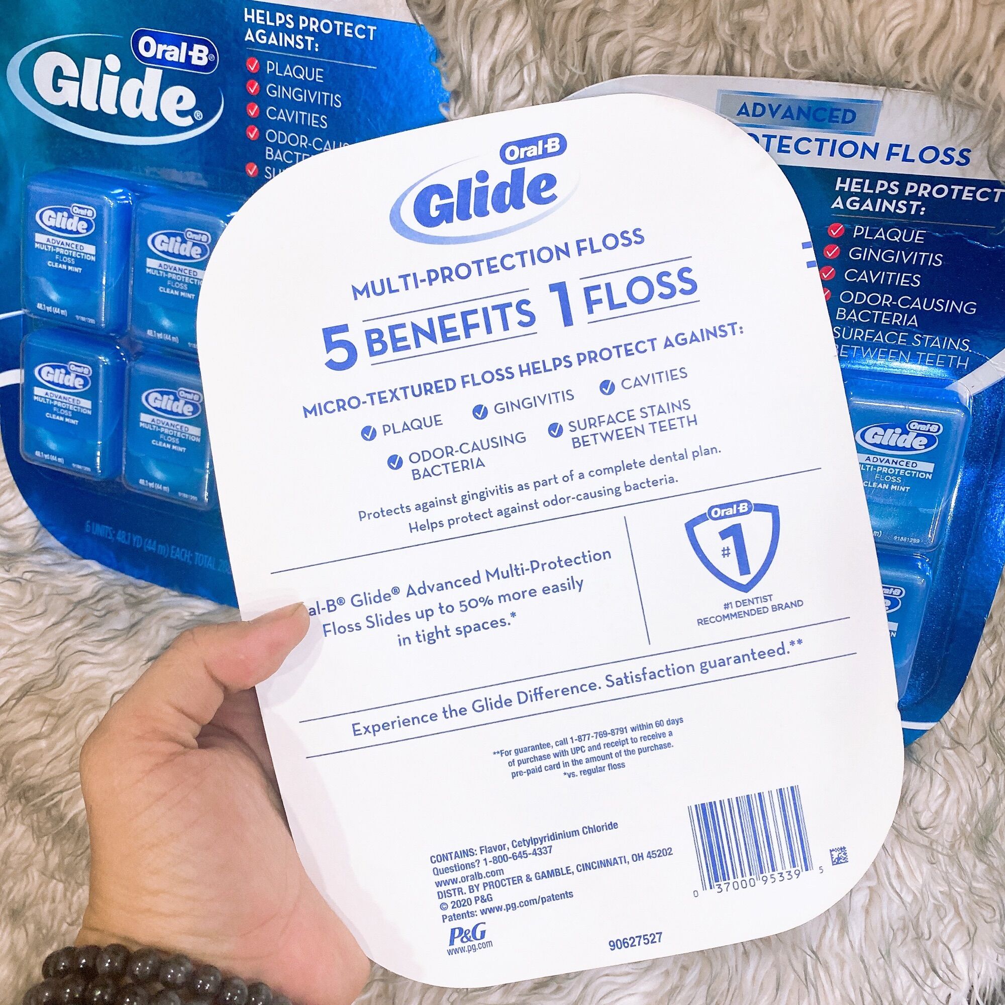 set chỉ nha khoa glide oral b