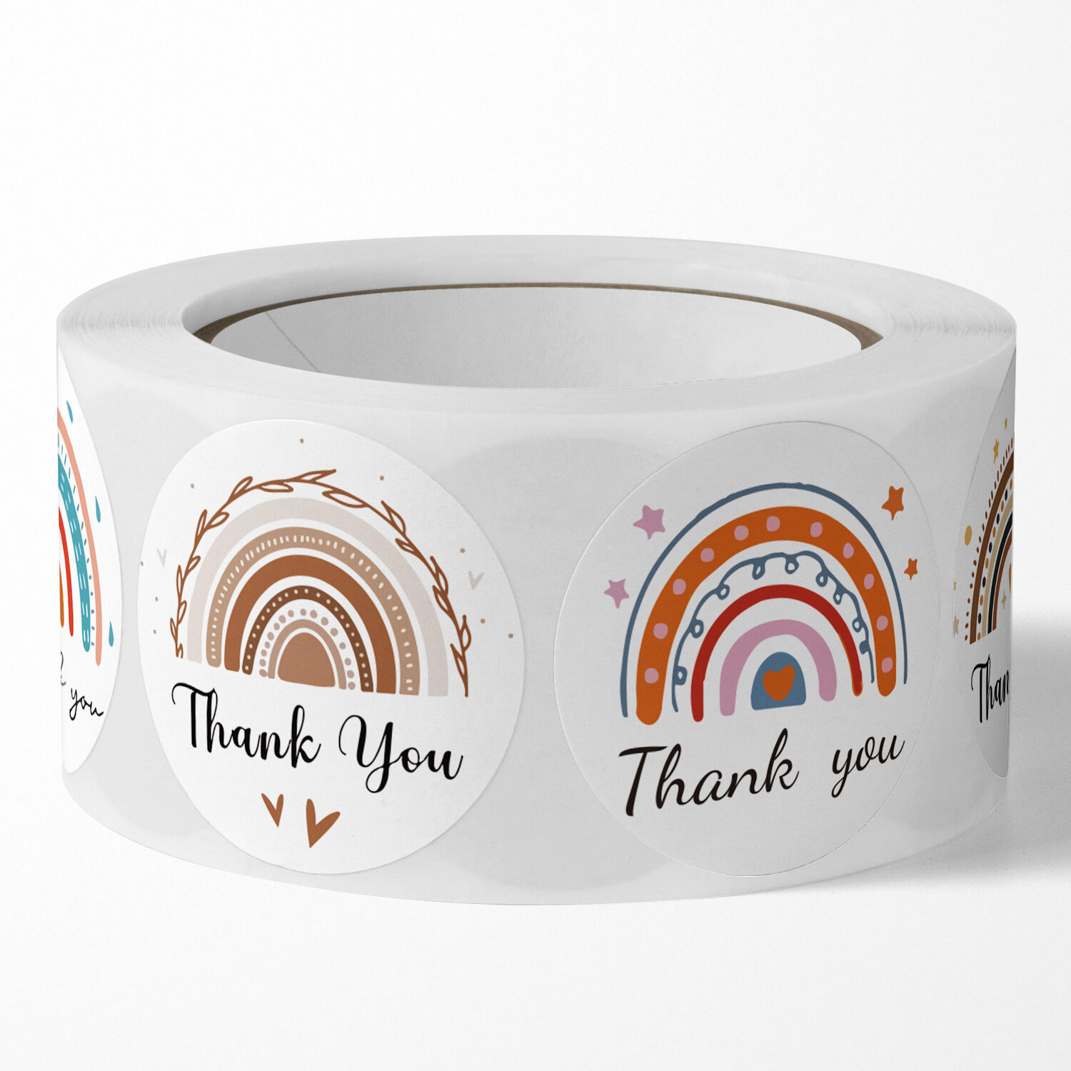 Cuộn 500 sticker/tem dán thank you cảm ơn ( nhiều mẫu)