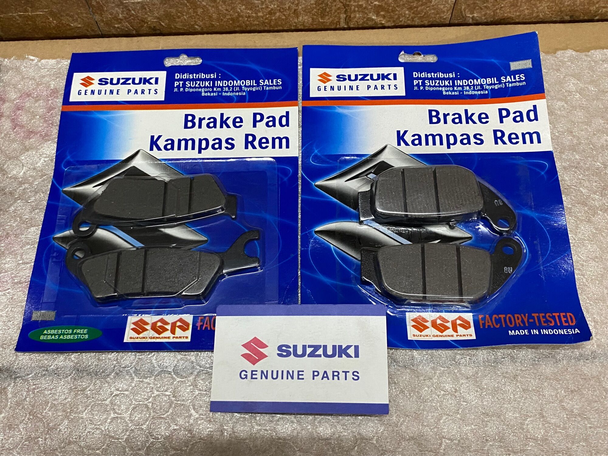 Bố thắng đĩa trước sau gsx bandit 150 suzuki chính hãng
