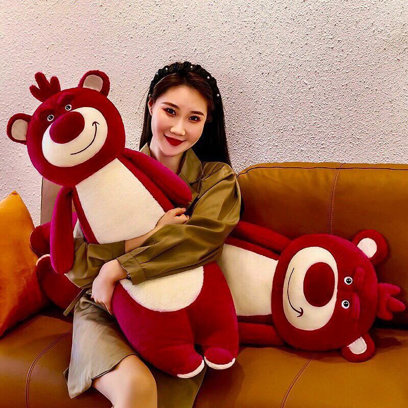 Gối ôm gấu dâu size 90cm