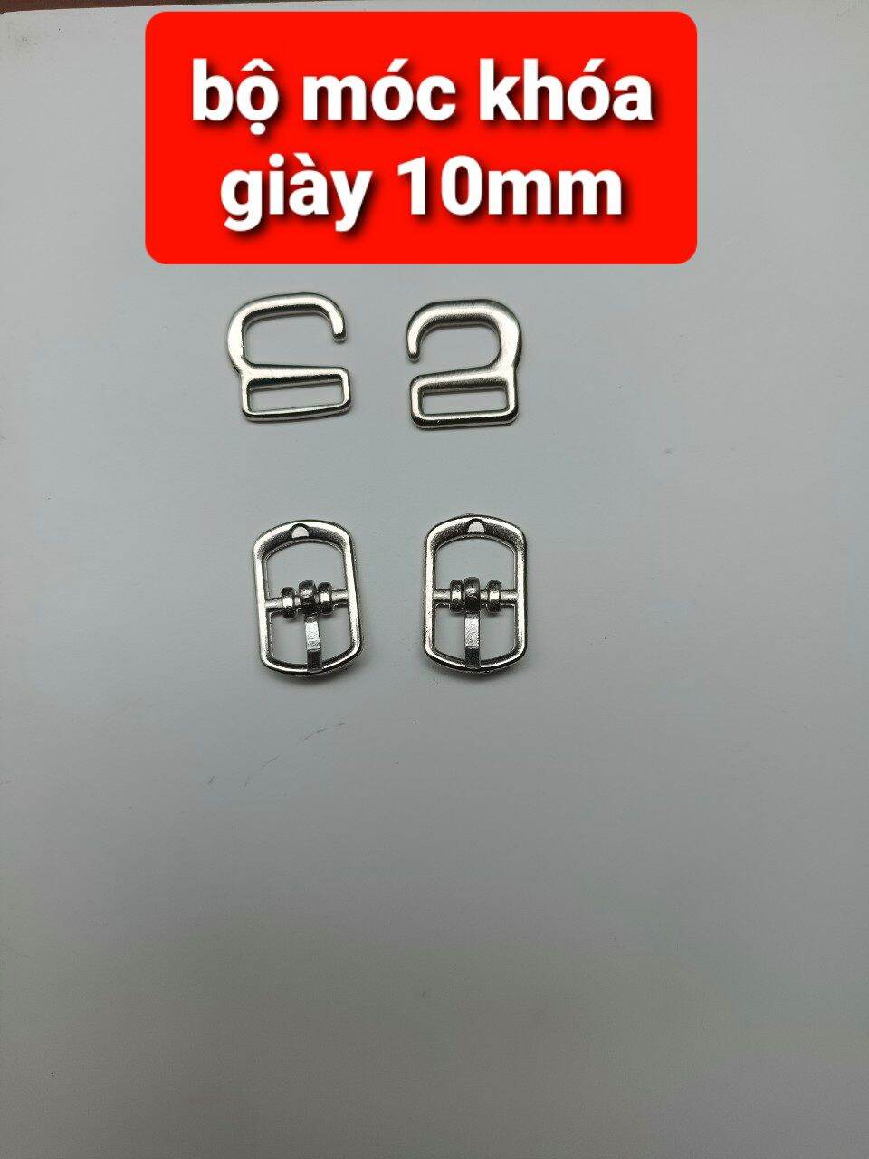 Khoá móc giày ,khoen móc giày 1cm..0,8cm