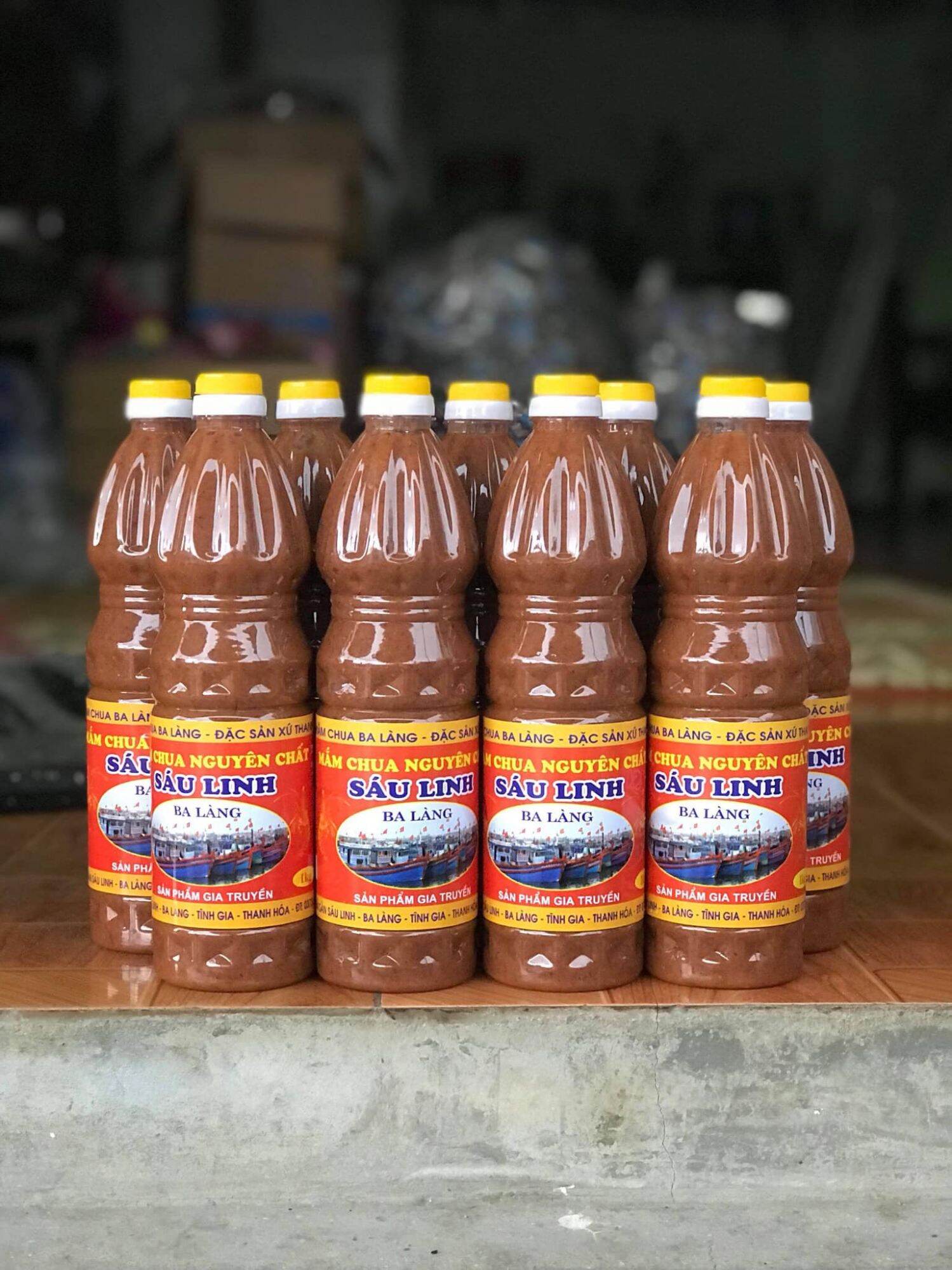 Mắm tép Ba Làng. Đặc sản Thanh Hóa chai 1lit