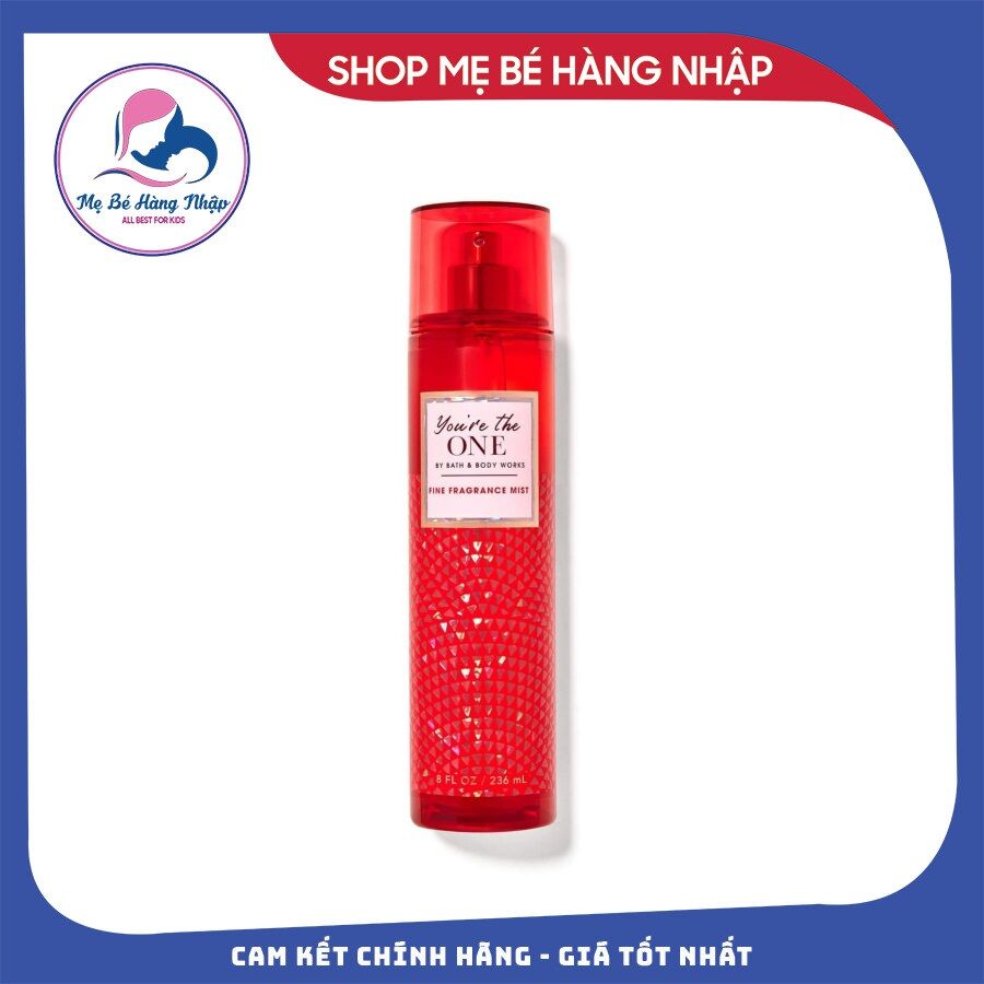 Xịt thơm body mist you're the one bbw 236ml mĩ