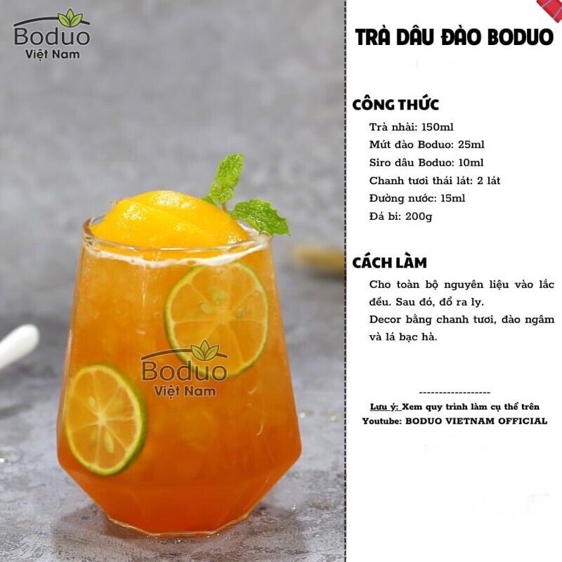 Mứt dâu Boduo hộp 1,3kg