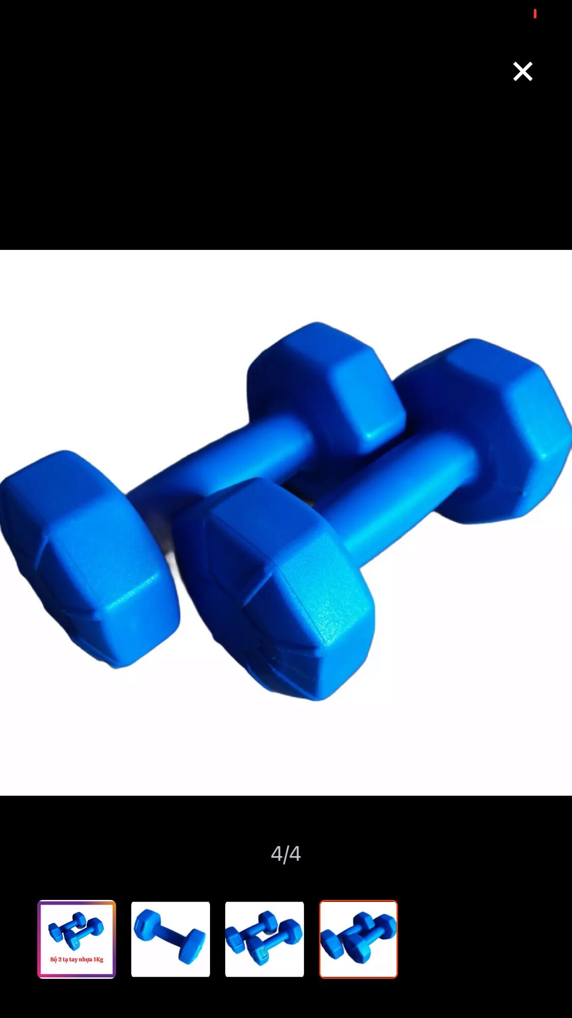 2 cục tạ tay mỗi cục 1kg