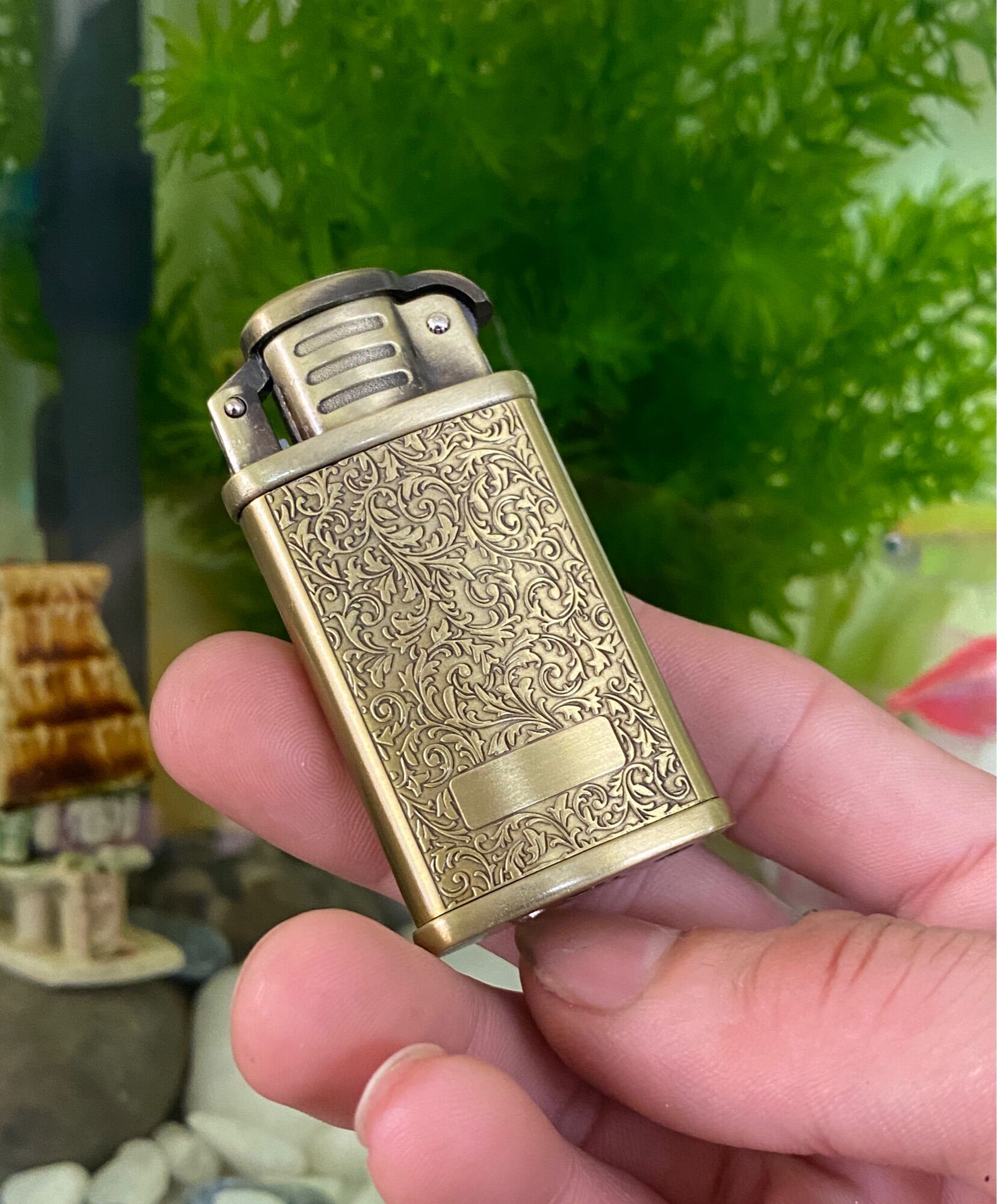 [HCM]Bật Lửa Khò Hoa Văn Vintage