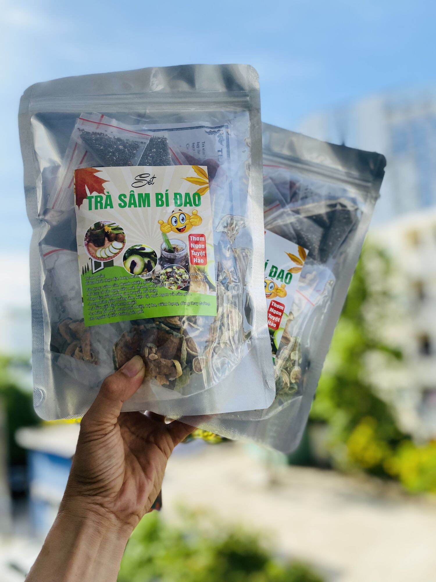 SET TRÀ BÍ ĐAO HẠT CHIA LA HÁN QUẢ
