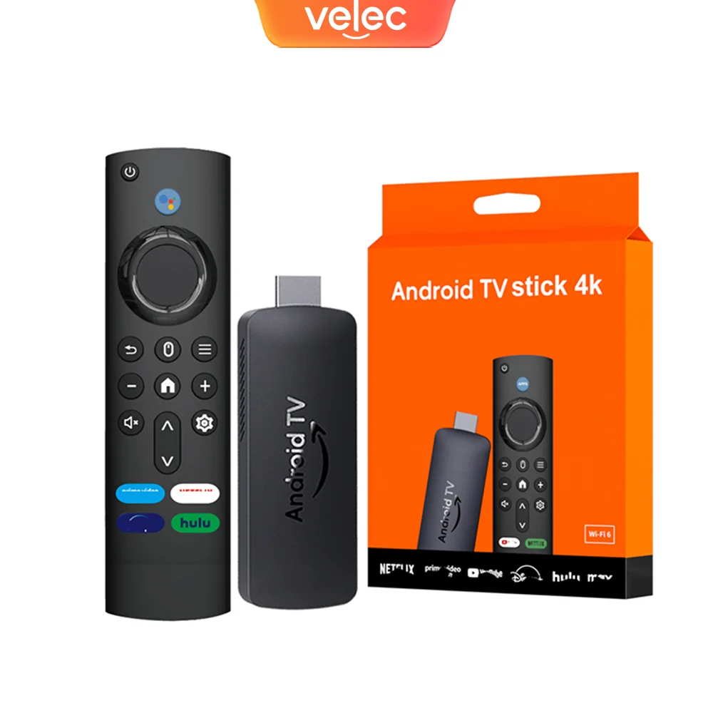 Thiết Bị Phát Trực Tuyến Velec 4K Android 14, Hộp TV Thông Minh, WiFi Băng Tần Kép, Máy Nghe Nhạc Đa Phương Tiện Di Động, Hỗ Trợ Netflix YouTube Chất Lượng HD