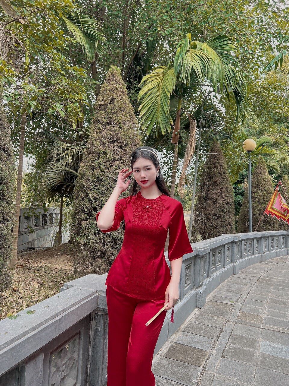 Bộ gấm - set phật tử đi lễ chùa - đồ lam đi chùa - đồ bộ mặc nhà - đồ lụa