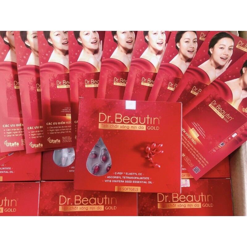 Dr. Beautin Gold [ Free Ship ] Tinh Chất Sáng Mịn Da Làm Mờ Vết Thâm Nám Tàn Nhang