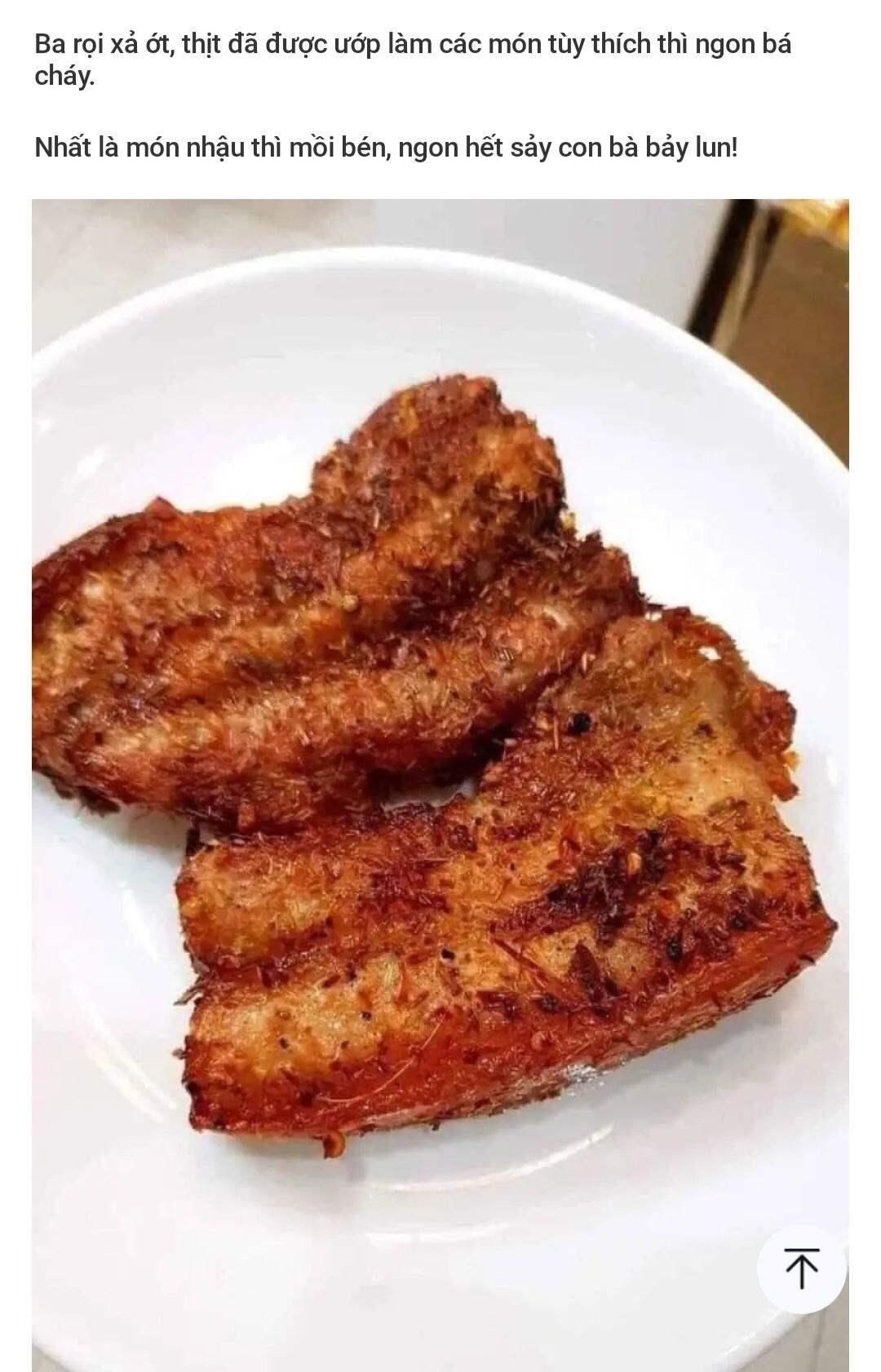 Ba rọi 1 nắng ướp sả ớt 500gr