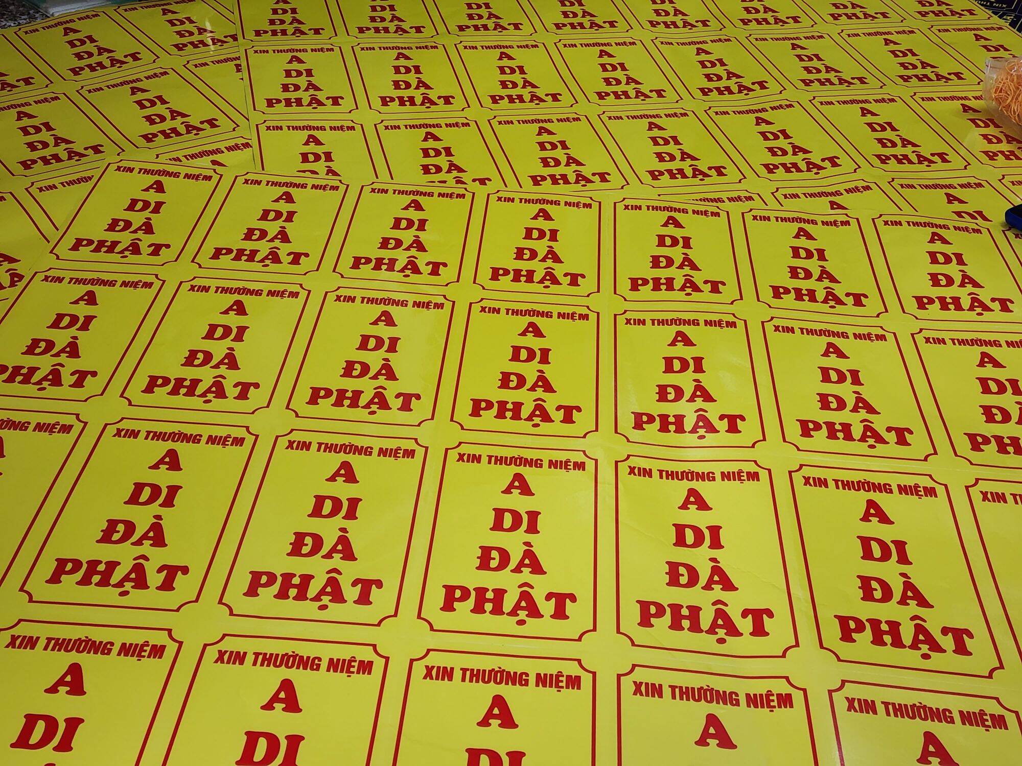 10 DECAL A DI ĐÀ PHẬT ( Đứng )