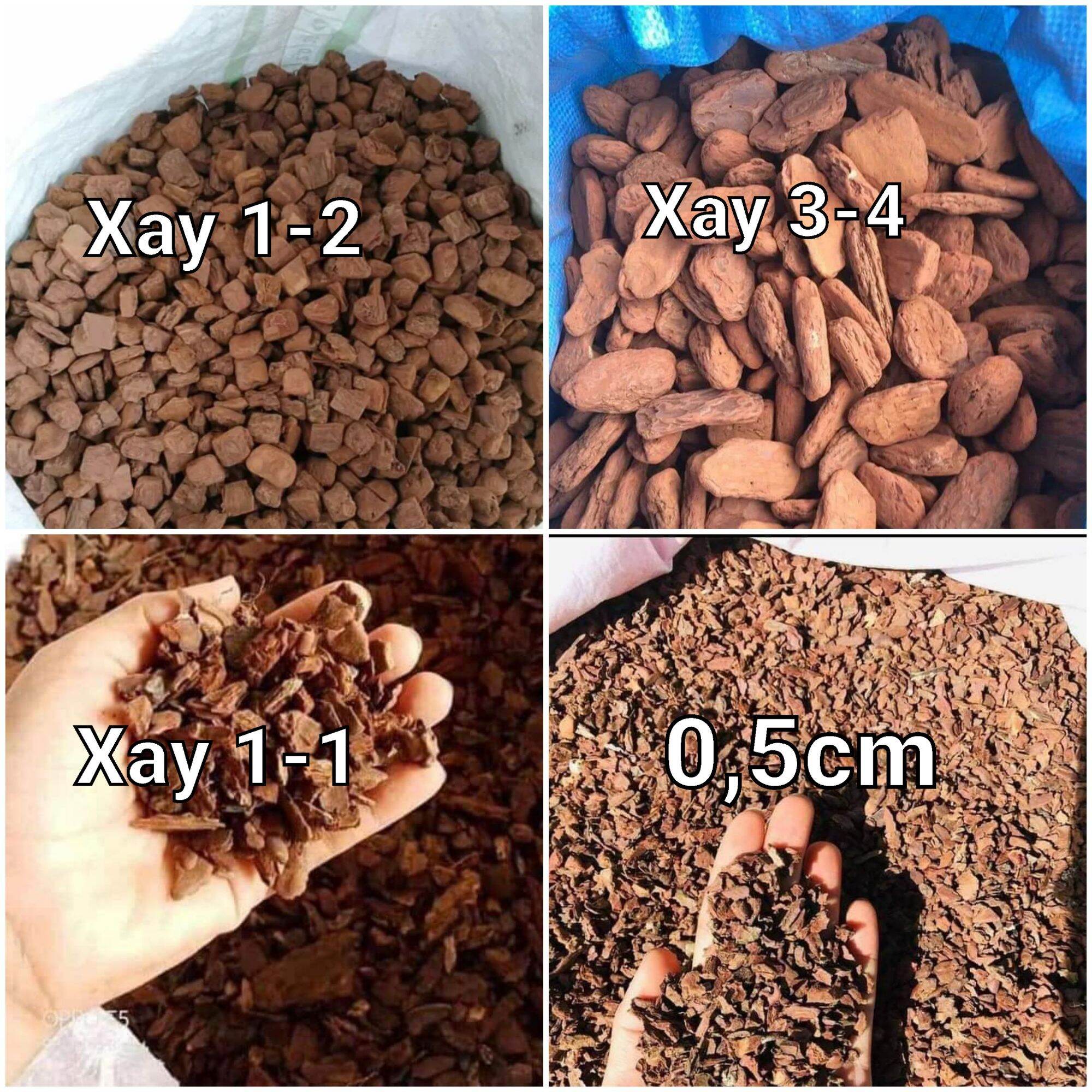 (1KG) Vỏ Thông Đỏ Đã Qua Xử Lý Trồng Hoa Phong Lan Có Đủ Size