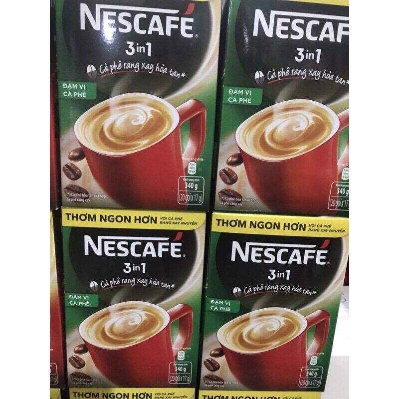 2 gói Cà Phê Nescafe 3in1 hộp (2 gói x 17g)