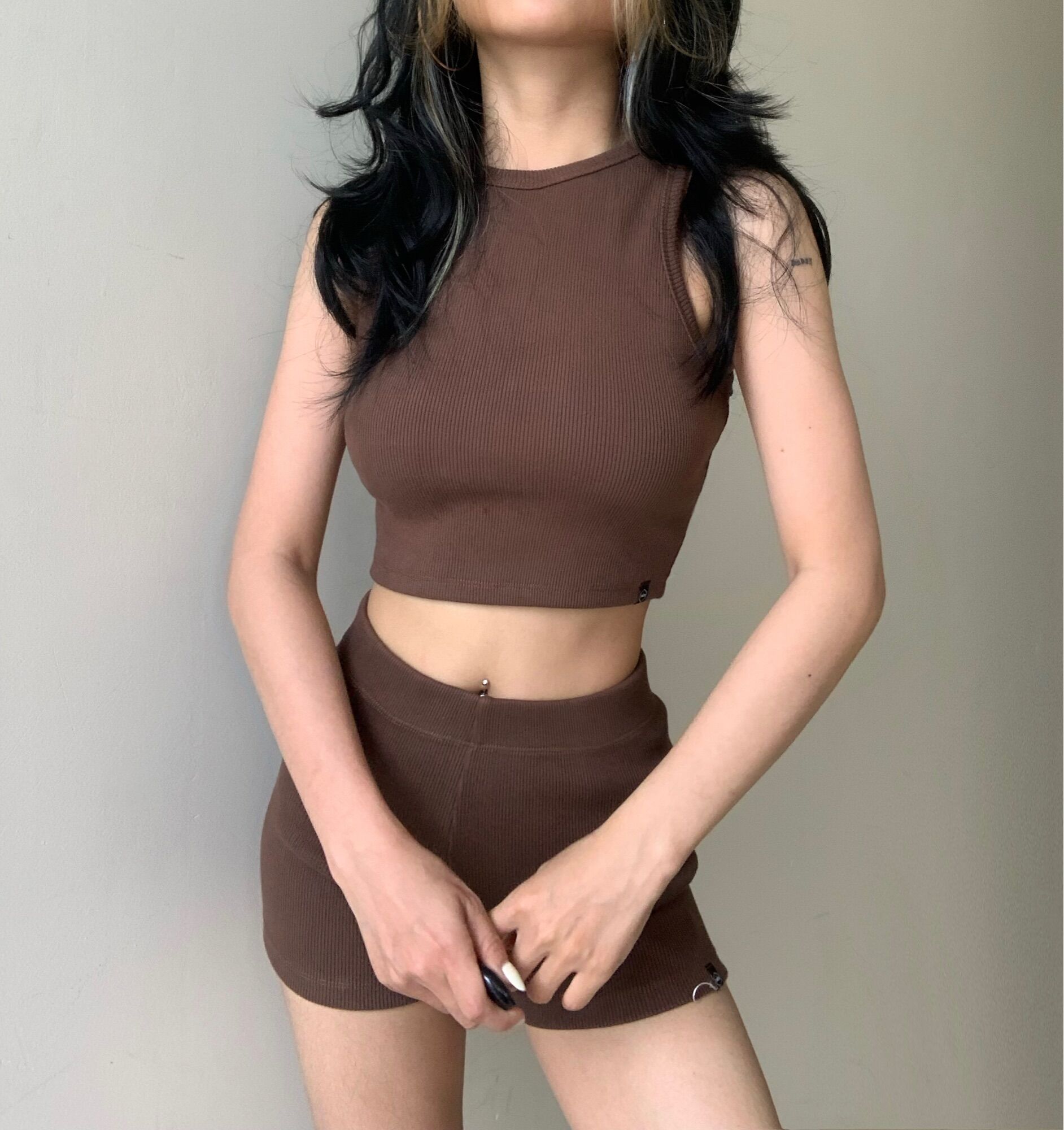 SP001091 Áo Tank Top Mocha