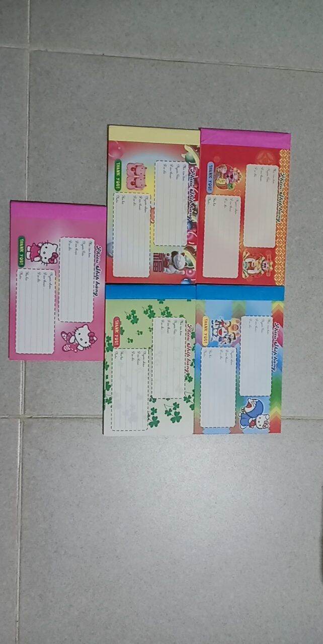 Combo 2 phiếu ship hàng, phiếu giao