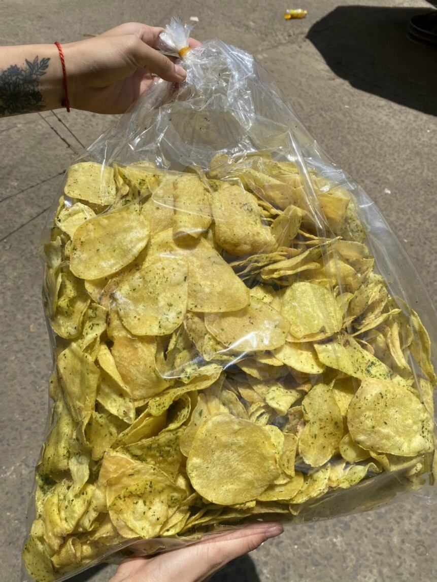 khoai lang sấy hành (vị mặn)