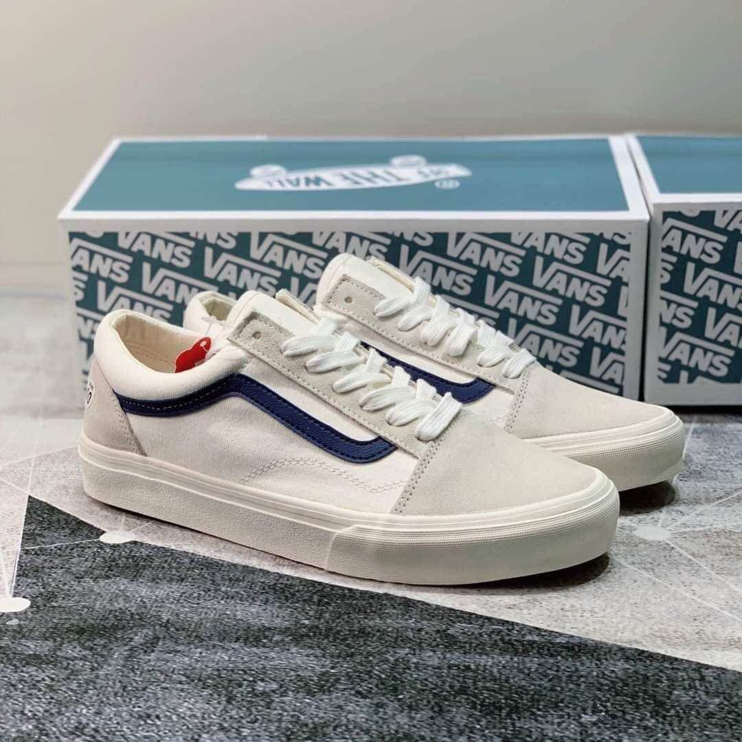 Giày Vans Đen (Trắng, Sọc Xanh Dương, Sọc Xanh Lá, Sọc Đỏ, Trắng Xanh ) Nam Nữ 2022