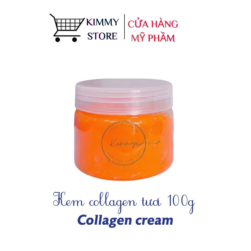 Collagen tươi chuyên chộn kem màu cam lẻ 1 hộp 100g