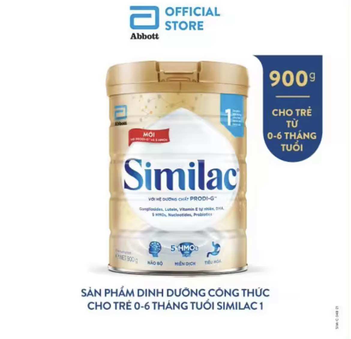 Sữa bột similac 5g số 1 lon 900g