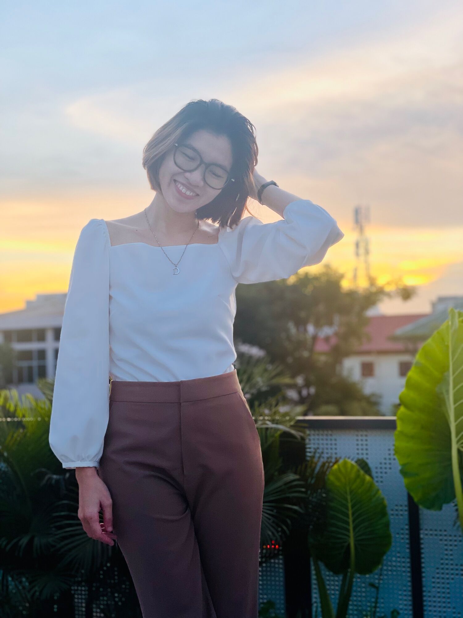 Áo cổ vuông - milota top
