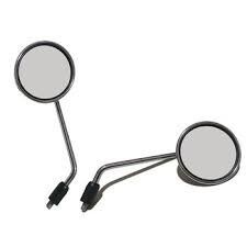 [HCM](Giá 1 cặp) KIẾNG CHIẾU HẬU TRÒN 100% INOX HÀNG ĐÀI LOAN CHO XE 67 / ATILA / SH MODE...